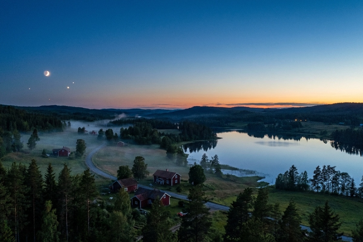 På fredag kväll kan du leta efter en sagolik måne med jordsken