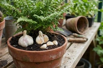 Vitlökstricket i krukorna: vad det är bra för och hur du använder det för att skydda dina växter