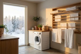 Var du ska placera torktumlaren i hemmet för snabbare torkning: Metoder för att slippa unken lukt i kläderna