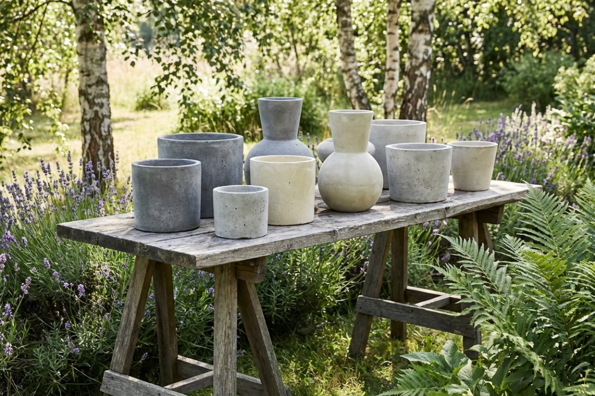 Hon hällde betongblandningen på bubbelplast och resultatet är helt fantastiskt: Låt dig inspireras