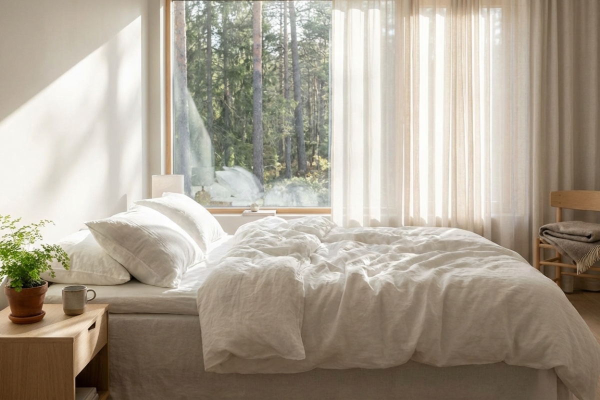 Lakan bör inte bytas varje månad eller varannan vecka: den rekommenderade rytmen ändras om du duschar på kvällen