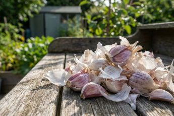 Kasta inte bort dem: Varför det rekommenderas att lägga vitlöksskal i jorden för växter, och vad de är bra för