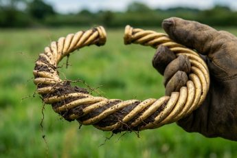 Hittade förhistoriskt guldhalsband begravt i trädgården – kan vara värt 2 miljoner kronor