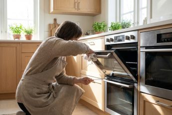 Dubbelugnsglaset blir perfekt rent utan att du behöver montera isär det: metoden med galge och handduk