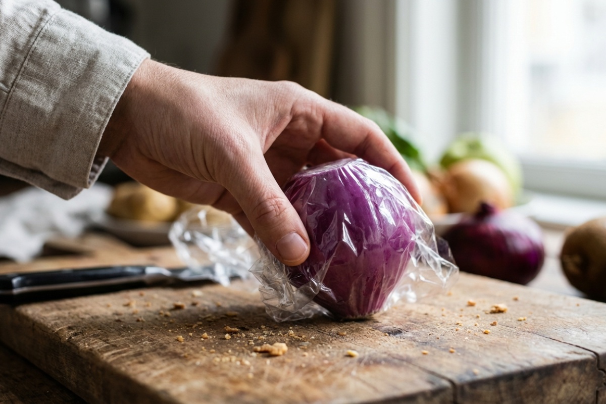 Slå in en lök i plastfolie: vad det är bra för och varför det rekommenderas – image 1