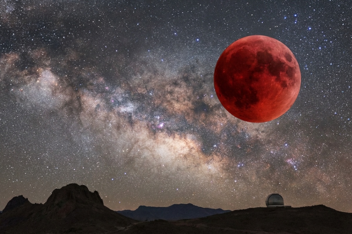 Månen kommer att färgas röd i mer än en timme: när det sker och varifrån det kan ses – image 1