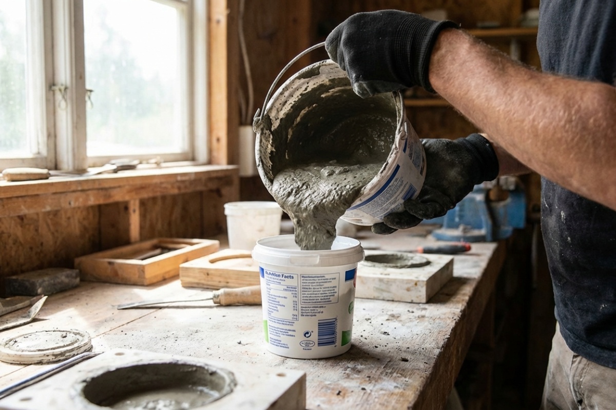 Hon hällde betongblandningen på bubbelplast och resultatet är helt fantastiskt: Låt dig inspireras – image 1