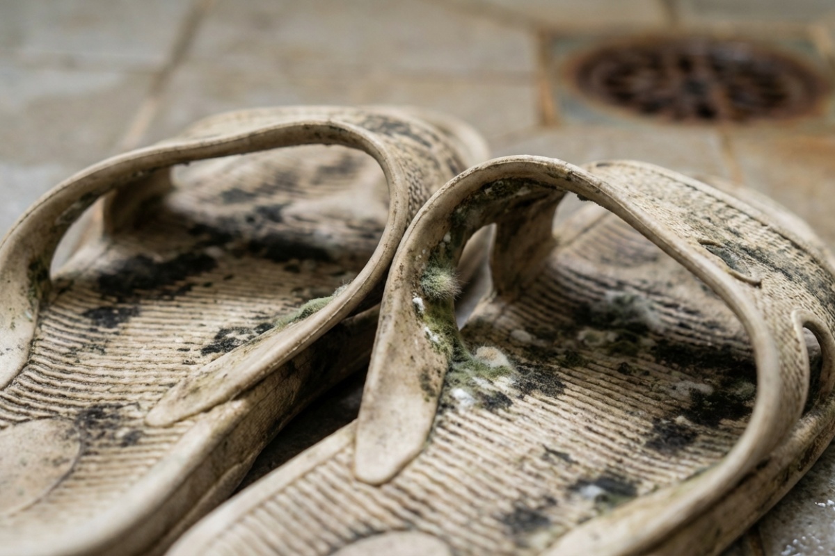 Strö 'detta pulver' på dina smutsiga badrumstofflor – de blir som nya på bara 20 minuter – image 1