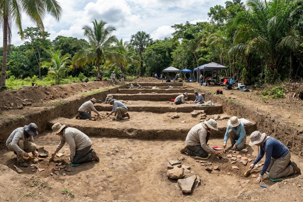Arkeologer gräver fram en över 1 000 år gammal grav i El Caño fylld med guld och heliga symboler som förundrar experterna – image 2