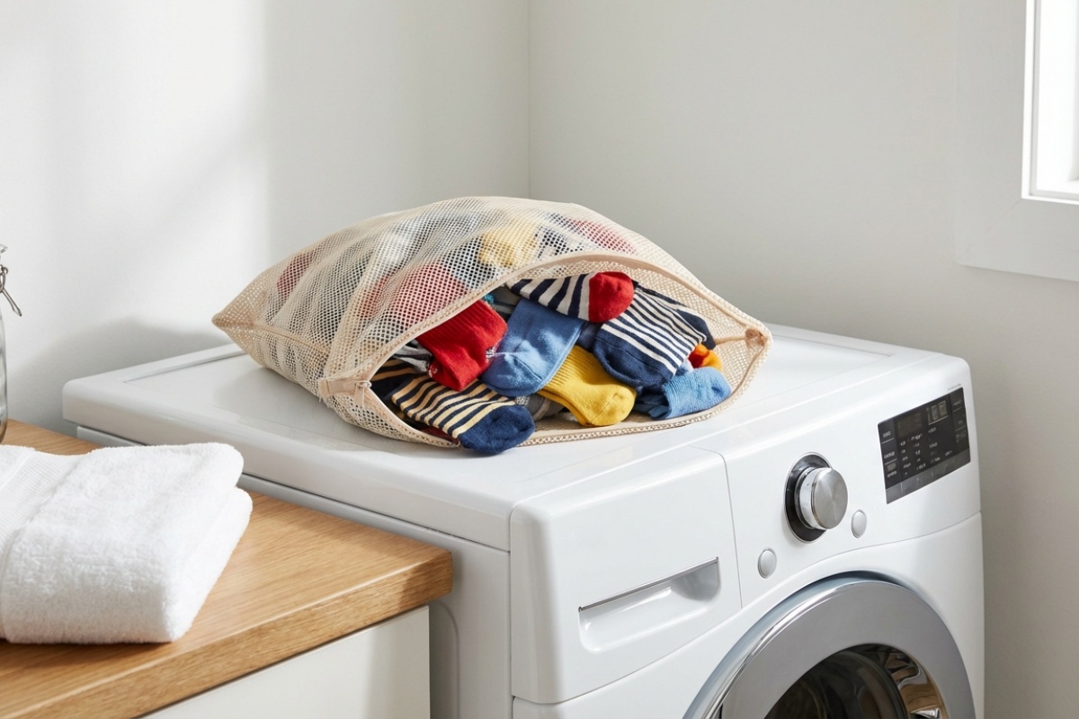 Hur förklarar man att strumpor försvinner i tvättmaskinen? – image 2