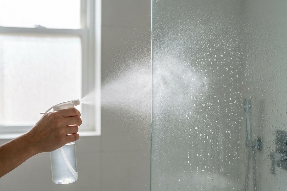 Jag rengör duschkabinen med bara detta. Jag har inga problem med kalk och avlagringar – image 2