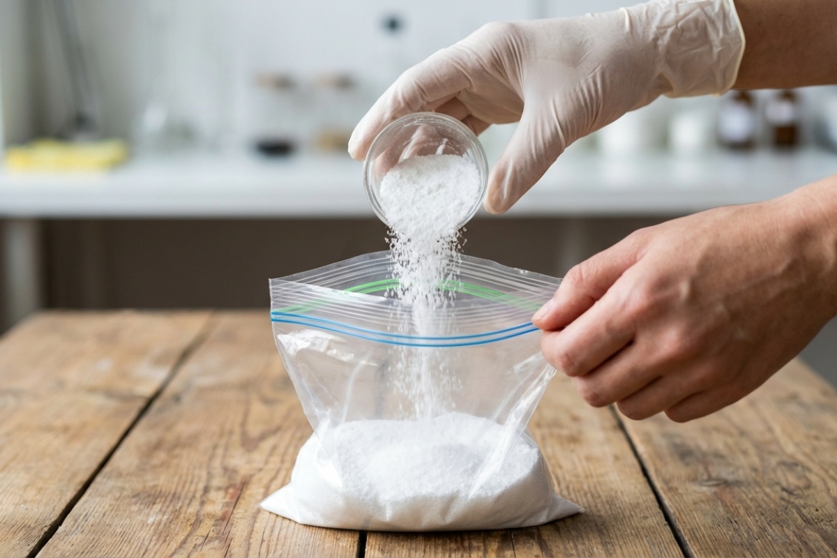 Strö 'detta pulver' på dina smutsiga badrumstofflor – de blir som nya på bara 20 minuter – image 2