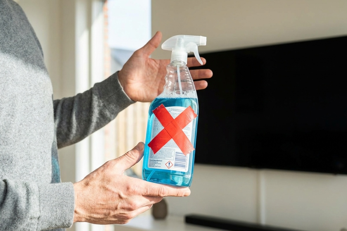 Kemiingenjören bekräftar hur du rengör TV:n: