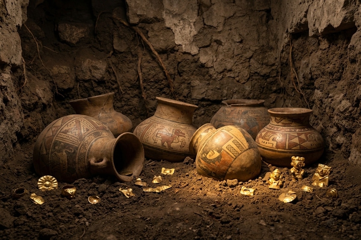 Arkeologer gräver fram en över 1 000 år gammal grav i El Caño fylld med guld och heliga symboler som förundrar experterna – image 3