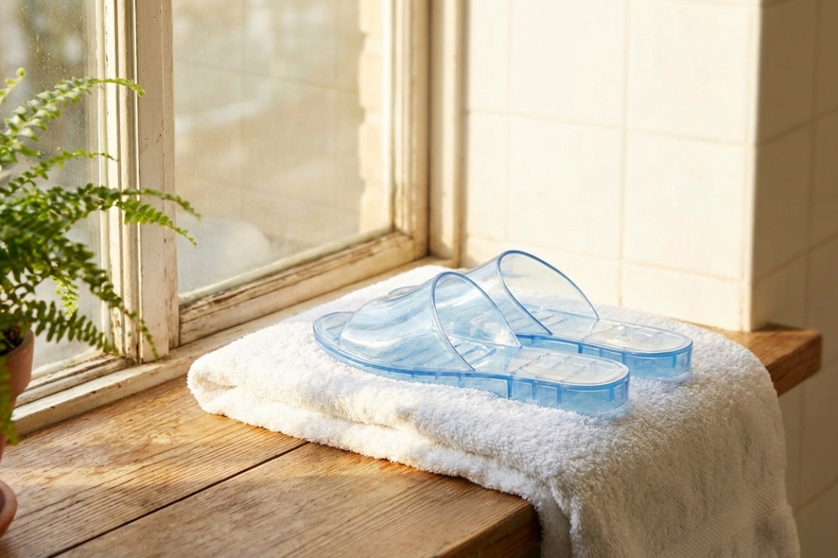 Strö 'detta pulver' på dina smutsiga badrumstofflor – de blir som nya på bara 20 minuter – image 4